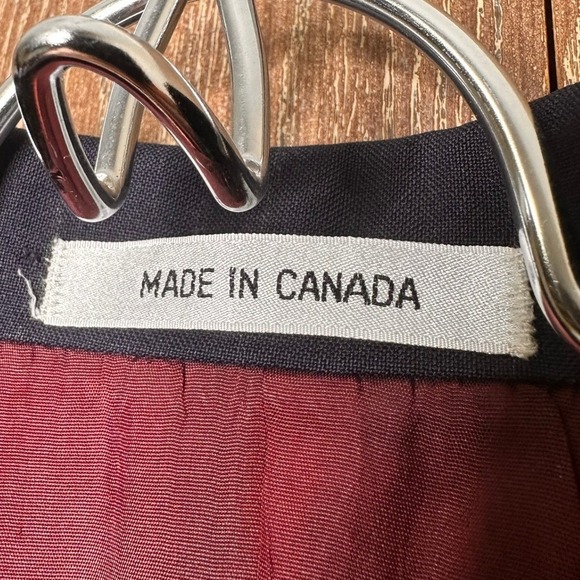 Bugatechi Uomo for Michael Jordan Men Pinstripe Virgin Wool Blazer Canada Made - Picture 3 of 9